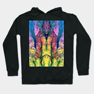 Tree design, Colorful digital artwork Hoodie